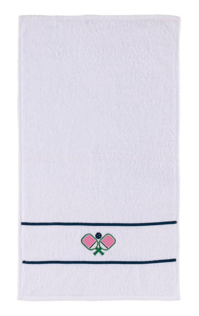 White Pickle Ball Towel