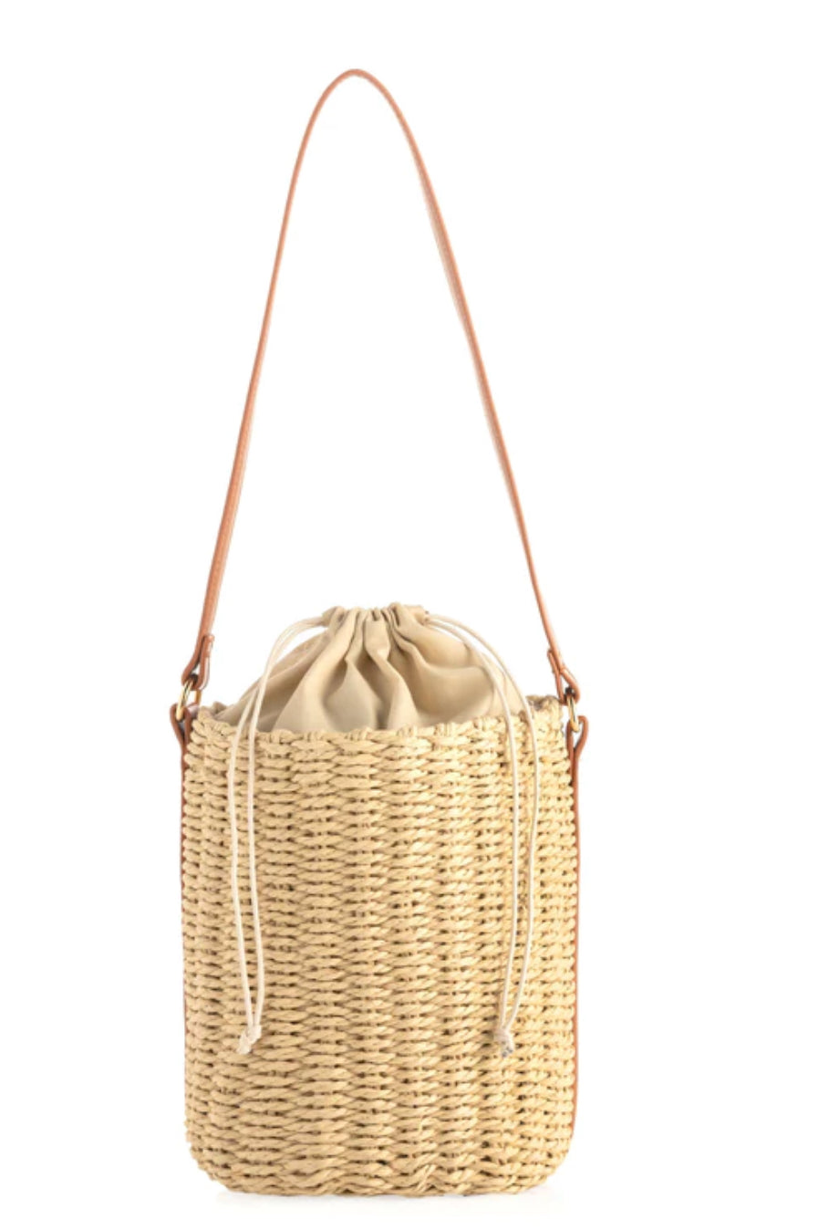 Woven Bucket Bag